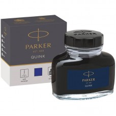 Темно-синие чернила во флаконе Parker Quink Bottle Blue/Black Ink