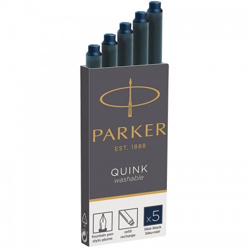 Темно-синие картриджи с чернилами Parker (Паркер) Long Blue ink в Казани
