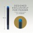 Синие неводостойкие картриджи Parker (Паркер) Quink Cartridges Washable Blue 5 шт в Казани
