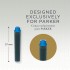 Синие неводостойкие картриджи Parker (Паркер) Quink Mini Cartridges Washable Blue 6шт в Казани

