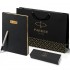 Набор Parker Jotter Stainless Steel GT из перьевой ручки и черного ежедневника недатированного в Казани
