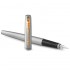 Набор Parker Jotter Stainless Steel GT из перьевой ручки и ежедневника черного цвета в Казани
