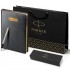 Набор Parker Jotter Stainless Steel GT из перьевой ручки и черного ежедневника в Казани