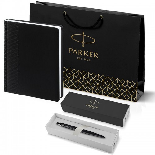 Набор Parker Jotter XL SE20 Monochrome Black из шариковой ручки и ежедневника черного цвета в Казани