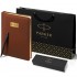 Набор Parker Jotter XL SE20 Monochrome Black из шариковой ручки и ежедневника коричневого цвета в Казани