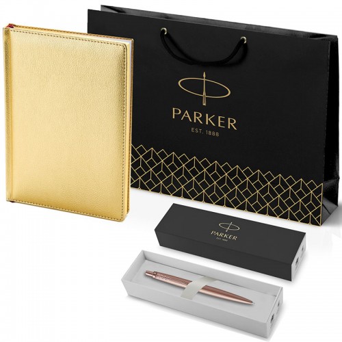 Набор Parker Jotter XL SE20 Monochrome Rose Gold из шариковой ручки и ежедневника золотого цвета в Казани