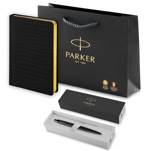 Набор Parker Jotter XL SE20 Monochrome Black из шариковой ручки и ежедневника черного цвета в Казани