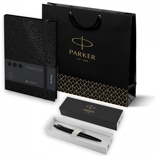 Набор Parker Jotter XL SE20 Monochrome Black из шариковой ручки и ежедневника черного цвета в Казани