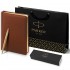 Набор Parker Jotter XL SE20 Monochrome Gold из шариковой ручки и ежедневника коричневого цвета в Казани
