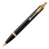 Набор Parker IM Metal Black GT из шариковой ручки и ежедневника недатированного черного цвета в Казани