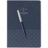Набор Parker Jotter Royal Blue CT из перьевой ручки и ежедневника недатированного синего цвета в Казани