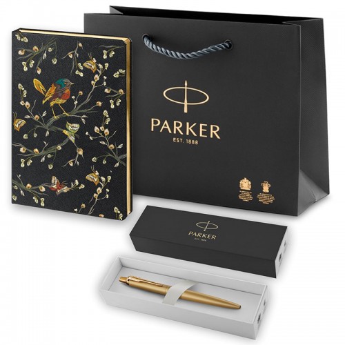 Набор Parker Jotter XL SE20 Monochrome Gold из шариковой ручки и ежедневника черного цвета в Казани