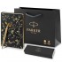 Набор Parker Jotter XL SE20 Monochrome Gold из шариковой ручки и ежедневника черного цвета в Казани