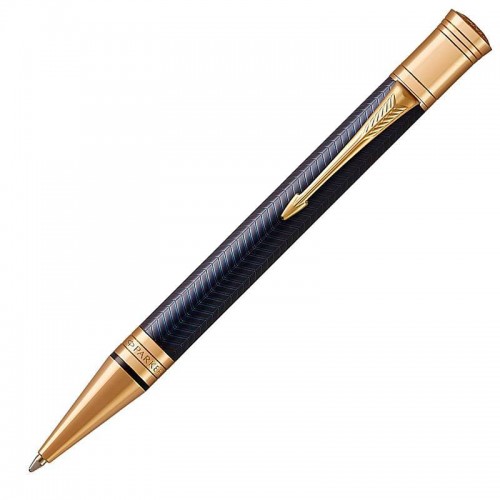 Шариковая ручка Parker (Паркер) Duofold Prestige Blue Chevron GT в Казани

