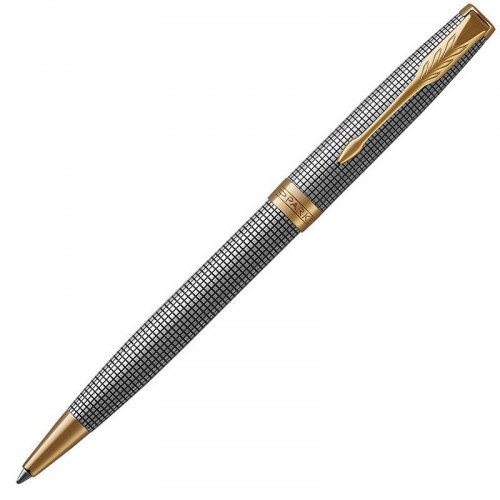 Шариковая ручка Parker (Паркер) Sonnet Luxury Cisele Silver GT в Казани
